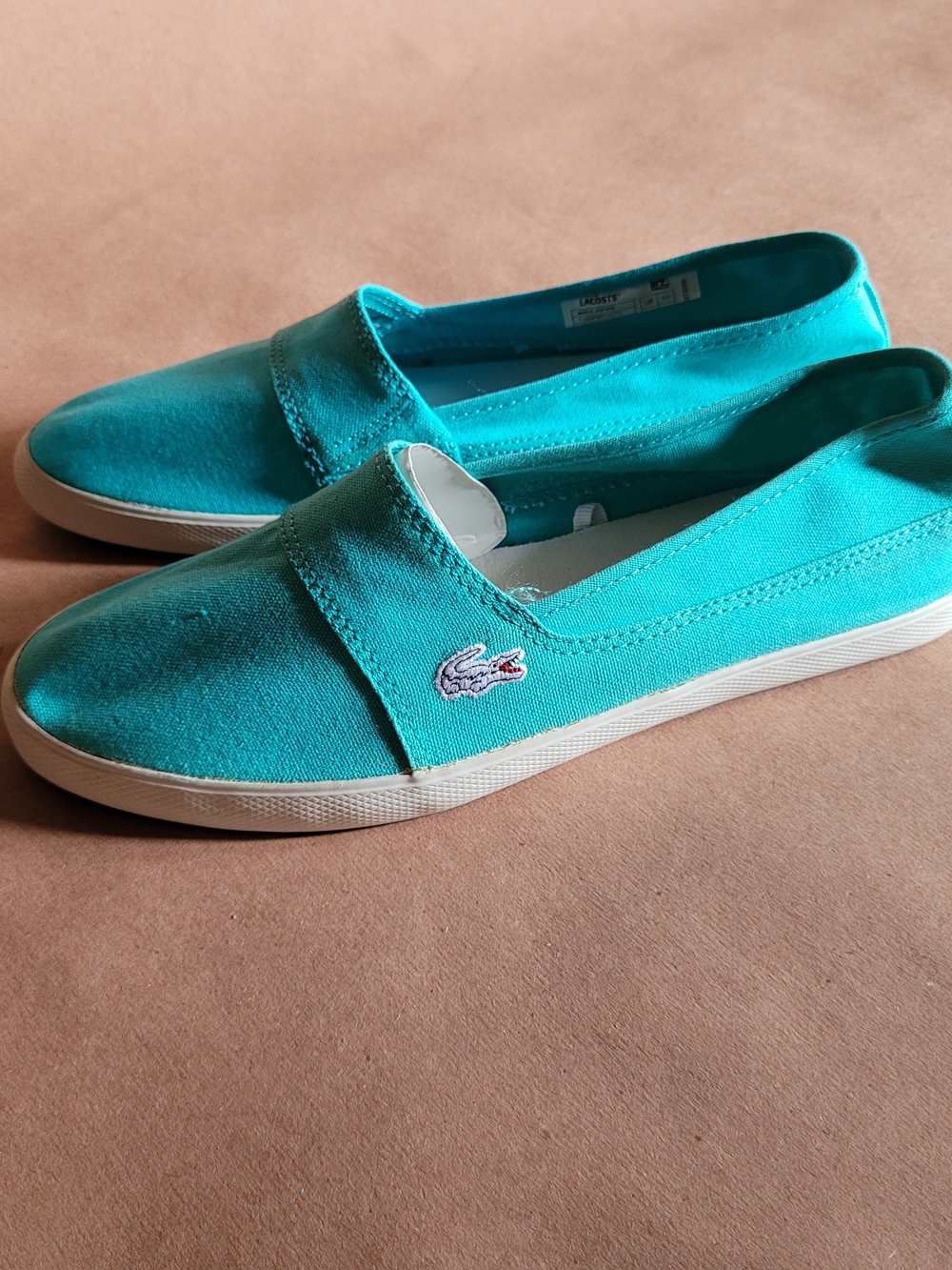New Lacoste Slip-On Canvas Flat